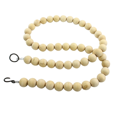 Ivory & Iron Home & Lifestyle Shop - WOODEN SPHERE STRAND